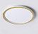 Plafon Sobrepor Dourado Redondo Led 40cm 3 Cores Luz - Imagem 6