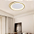Plafon Sobrepor Dourado Redondo Led 40cm 3 Cores Luz - Imagem 7