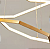 Pendente Luminária Hexagonal Dourado Led 70w 110/220v 3000K - Imagem 2