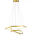 Pendente Luminária Hexagonal Dourado Led 70w 110/220v 3000K - Imagem 7