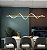 Lustre Pendente Led Design Espiral Dourado Moderno 3Cores Luz - Imagem 4