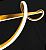 Lustre Pendente Led Design Espiral Dourado Moderno 3Cores Luz - Imagem 8