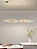 Pendente Led Design Espiral Moderno 2 Cores de Luz Dourado - Imagem 6