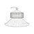 Kit 10 Luminárias HighBay 200W SMD 6000K IP20 Bivolt - Imagem 5