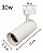 Kit 6 Spots Branco 30w Trilho Bivolt Branco Frio 6500K - Imagem 3