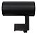 Kit 6 Spots Preto 30w Trilho Bivolt 2400lm Branco Frio 6500K - Imagem 4