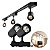Kit Trilho Eletrificado 1M + 3 Spot 10w Bivolt Preto 6000K - Imagem 1