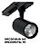 Kit Trilho Eletrificado 1M + 3 Spot 10w Bivolt Preto 3000K - Imagem 5