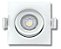 Kit 10 Spots Led Quadrado De Embutir 5W Bivolt Luz Amarela - Imagem 9