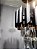 Lustre Pendente Cristal Redondo Preto E Dourado 20cm - Imagem 5