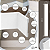 Kit 10 Barras Rodapé de Poliestireno 7 cm Altura Branco Frisado (10mm x 2 metros) - Imagem 2