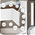Kit 10 Barras Rodapé de Poliestireno 10 cm Altura Branco Frisado (10mm x 2 metros) - Imagem 2