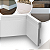 Rodapé de Poliestireno 7 cm Altura Branco Frisado (13mm x 2 metros) - Imagem 5