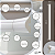 Kit 10 Barras Rodameio Boiserie de Poliestireno Moldura Branco Roda Meio (4cm x 2 metros) - Imagem 2