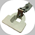 Kit Dobradiças Para Armário de Aço Itatiaia/Colormaq Plástica Curva 26mm - Imagem 2