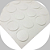Tapa Furo Adesivo PVC Branco Tx 13mm Cartela c/50unid Eb3 - Imagem 1