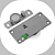 Kit Porta de Correr FGVTN Embutir SD523 - Imagem 1