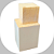 Pé de Madeira Para Armário Guarda Roupa Branco Kits + Parafusos - Imagem 2