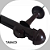 Kit Varão de ferro com 3m de 28 mm (reforçado) Para Cortinas - Imagem 4
