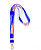 Cordão para crachá com personalização digital, largura 20mm, acabamento de mosquete - Imagem 1