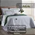Kit Cobre Leito Casal Queen Size Bordado com Almofada Cheia 4 Peças - Imagem 7