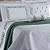 Kit Cobre Leito Casal Queen Size Bordado com Almofada Cheia 4 Peças - Imagem 2