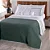 Kit Cobre Leito Casal Queen Size Bordado com Almofada Cheia 4 Peças - Imagem 5