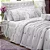 Kit Cobre Leito Queen Size 100% Algodão Bordado Luxo 6 Peças Branco - Imagem 2