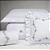 Kit Cobre Leito Queen Size 100% Algodão Bordado Luxo 6 Peças Branco - Imagem 4