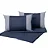 Peseira De Cama King Size 300 Fios Kit 2 Almofada Decorativa - Imagem 8
