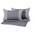 Peseira De Cama King Size 300 Fios Kit 2 Almofada Decorativa - Imagem 4