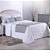 Peseira De Cama King Size 300 Fios Kit 2 Almofada Decorativa - Imagem 2