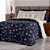 Kit Colcha Edredom King Size Estampa Floral Algodão Almofada Bordada 5 Pçs - Imagem 4