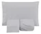 Jogo Lençol Cama Queen Size Elástico Percal 300 Fios Macio 3 Peças - Imagem 10