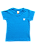 Camiseta Infantil Masculina Coloritta Azul com Coroa Bordada - Imagem 1