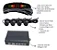 Kit Sensor Estacionamento Automotivo 4 Sensores Ré Preto Vo6 - Imagem 3