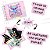 Kit Livro Colorir Stitch + Estojo 60 Canetas Coloridas Kids - Rosa - Imagem 2
