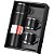 Kit Garrafa Térmica 500ML+ 3 Xícaras Aço Inoxidável -PRETO - Imagem 1