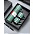 Kit Garrafa Térmica 500ML + 3 Xícaras Aço Inoxidável- Verde - Imagem 3