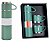 Kit Garrafa Térmica 500ML + 3 Xícaras Aço Inoxidável- Verde - Imagem 1