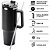 Copo Quencher 1,200ML(Normal) -Preto - Imagem 6