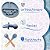 Kit Introdução Alimentar Bebê Utensílios em Silicone Premium 8 Pçs BBL-54 -Azul Escuro - Imagem 4