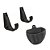 Kit Suportes Para Teclado E Mouse De Parede - Imagem 1