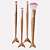 Kit Pincéis Sereia c/ 4 unid - Furta-cor / Rose Gold - Imagem 3