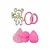 Kit de Esponjas com Presilha de Ursinho - Cores Sortidas - Ruby Anjo - Imagem 2