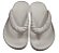 Chinelo Nuvem de Dedo Plataforma - Imagem 8