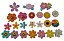 Pingentes e Bottons de Flores - Imagem 3