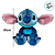 Pelúcia Stitch Big Feet 60cm - Lilo & Stitch - 1 unidade - Disney Original - Rizzo - Imagem 4