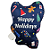 Almofada Happy Stitchmas - 40cm - 1 unidade - Disney Original - Rizzo - Imagem 2