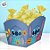 Cachepot Festa Stitch - 8 unidades - Disney Original - FestColor Festas - Imagem 1